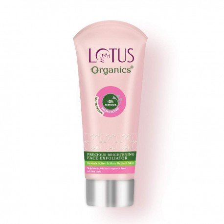 Lotus Organics+ Precious Brightening Face Exfoliator 100gm