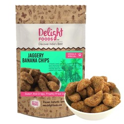Delight Foods Kerala Jaggery Banana Chips - 250gm