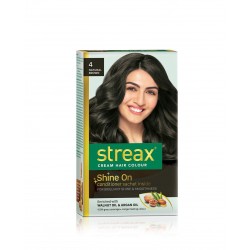 Streax Cream Hair Colour - (Natural Brown) 60ml