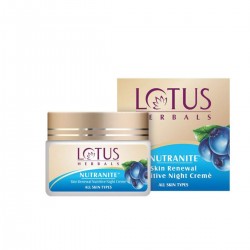 Lotus Herbal Nutranite Skin Renewal Nutritive Night Cream 50g