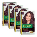 Streax Cream Hair Color for Unisex - 120ml (Pack of 4)