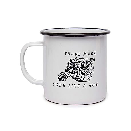 Royal Enfield Cadet Enamelware Mug - White