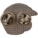 Royal Enfield Helmet Pin - White