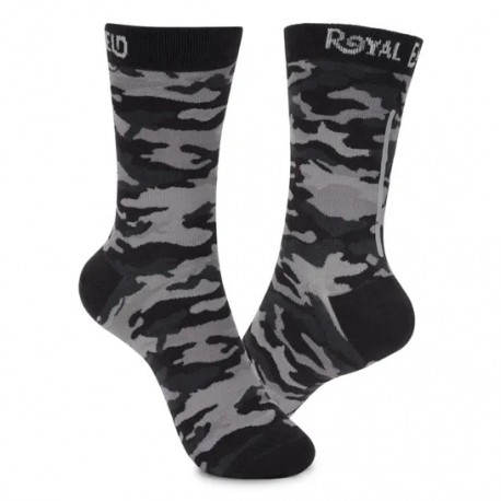Royal Enfieid Adventure Camo Socks - Grey