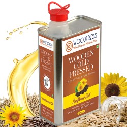 Woodfress Cold Pressed Sunflower Oil - 1 Litre