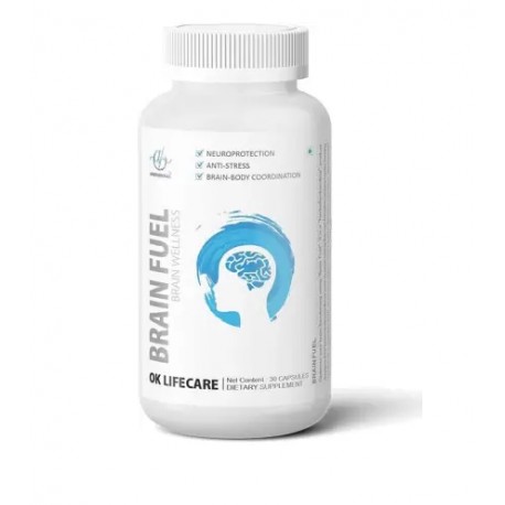 Ok Life Care Dietary Supplements Brain Fuel Herbal Capsules - 30 Caps