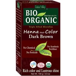 Indus Valley Bio Organic Henna Hair Colour (Dark Brown) - 100gm