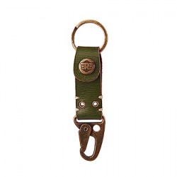 Royal Enfield Olive Leather Key Chain