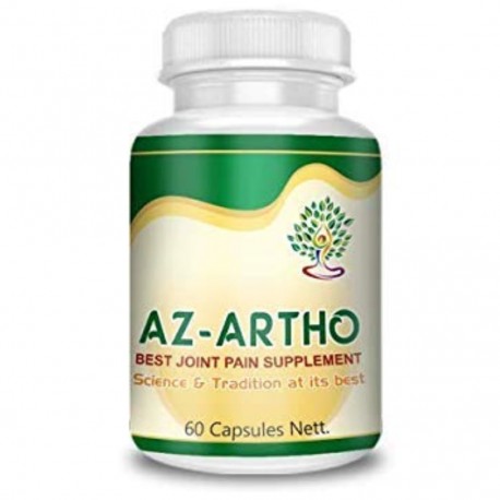 Ayurveda Yogashram Az-Artho Best Joint Pain Capsules - 60 Capsules