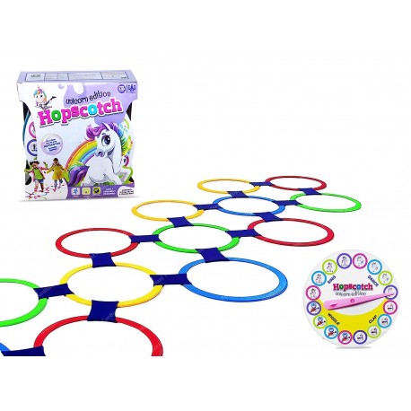 Funblast Twister Hopscotch Active Indoor Play with Rings Game