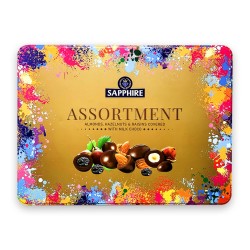 Sapphire Chocolate Coated Nuts Gold Assorted - 350gm