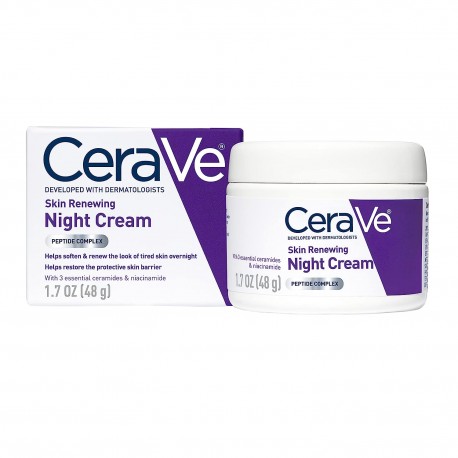 Cerave Renewing System, Skin Renewing Night Cream - 48gm