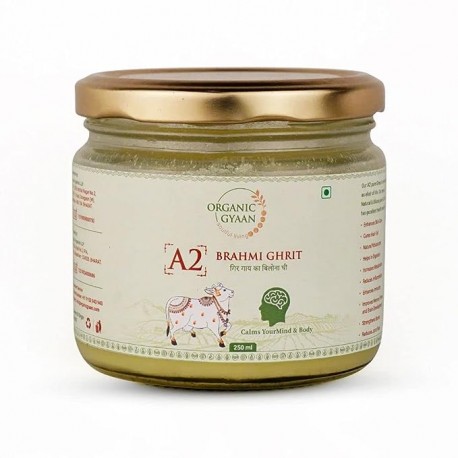 Organic Gyaan Brahmi Ghritam (Ayurvedic Brahmi Ghee) - 250ml