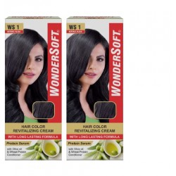 Wondersoft Natural Black Hair Color - 100ml (Pack of 2)