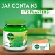 Dettol Medicated Plaster for Antiseptic and First Aid Waterproof - Jar of 172 plasters