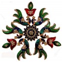 Metal Rangoli with Peacock and Centerpiece Decorative Diwali Decoration
