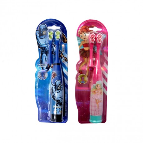 Tlismi Sonic Powered Battery Operated Electric Toothbrush for kids (pack of 2)