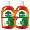 Dettol Antiseptic Liquid for First Aid - 550ml (Pack of 2)