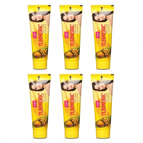 VI - John Women's Turmeric Skin Cream - 50gm (Pack of 6)