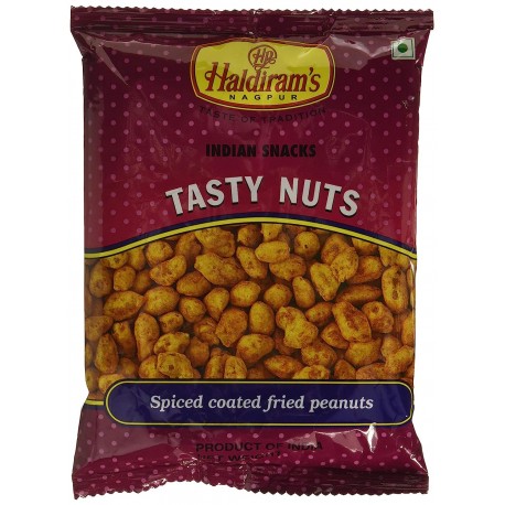 Haldirams Tasty Nuts Namkeen - 200gm (Pack of 10)