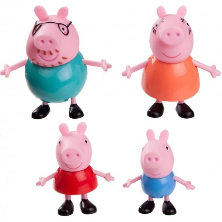 Sudram Awesome Pep-pa Pig Family Toy Set (Set of 4)