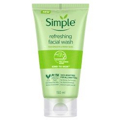 Simple Kind To Skin Refreshing Facial Wash - 150ml ( Pack of 2)