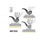 Pipe Screens/Mesh for Water Pipes and Bongs - (Pieces 50)