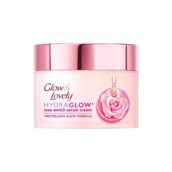 Glow & Lovely Hydraglow Rose Enrich Serum Cream - 50gm