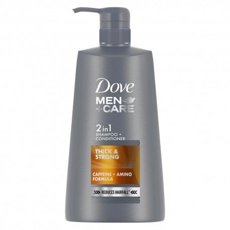 Dove Men+Care Thick & Strong 2in1 Shampoo+Conditioner - 650ml