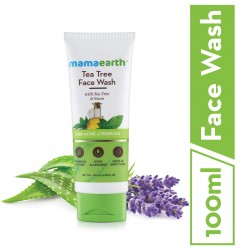 Mamaearth Tea Tree Natural Face Wash for Acne & Pimples Wash 100 ml
