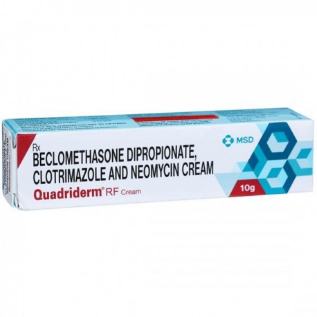 Quadriderm RF Cream - 10gm (Pack of 5)