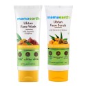 Mamaearth Tan Removal Combo Ubtan Face Was + Face Scrub 100gm
