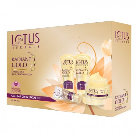 Lotus Herbals Radiant Gold Facial Kit -170gm