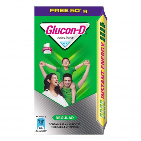 Glucon-D Regular Glucose Powder - 250gm