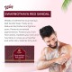 PRABA AYURVEDHA Swarnothaya Red Sandal Soap for Bath - 100gm (Pack of 2)