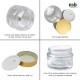 nsb herbals Round Empty Glass Cosmetic Cream - 50gm (Pack of 12)