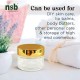 nsb herbals Round Empty Glass Cosmetic Cream - 50gm (Pack of 12)
