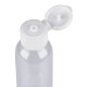 Dinojames Empty Refillable Round Plastic Bottles with Flip Top Caps - 100ml (Set of 40 Pcs)