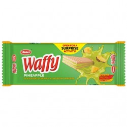 Dukes Waffy Wafers Pineapple Flavoured - 60gm (Pack of 10)