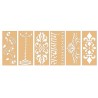 Wooden Rangoli Stencil (6 Pcs Set)