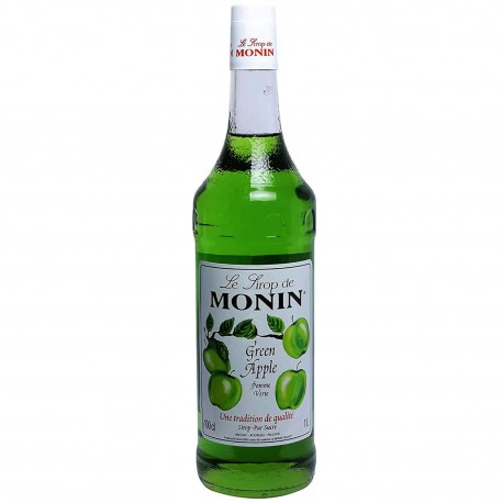 Monin Green Apple Flavoured Syrup - 1000ml