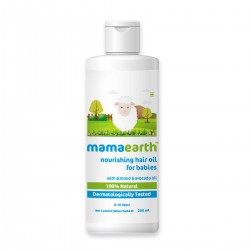 Mamaearth Nourishing Baby Hair Oil, with Almond & Avocado Oil 200ml