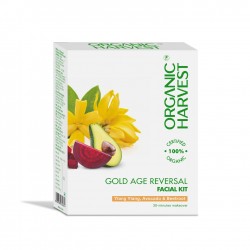 Organic Harvest Gold Age Reversal Make Over Facial Kit - 50gm (Pack of 3)