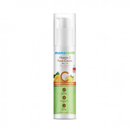 Mamaearth Vitamin C Face Cream with Vitamin C & SPF 20 for Skin Illumination 50g