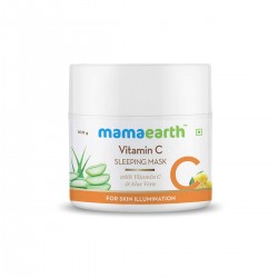 Mamaearth Vitamin C Sleeping Mask, Night Cream For Women 100gm