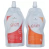 Schwarzkopf Glatt Hair Straightening Cream No.0 For Naturally Very Curly Or Frizyy Hair - 800ml