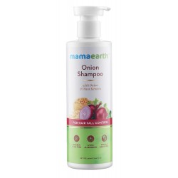 Mamaearth Onion Hair Fall Shampoo for Hair Growth  400 ml