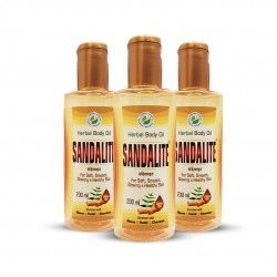 Sandalite Herbal Body Oil - 200ml (Pack of 3)