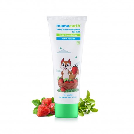 Mamaearth Natural Berry Blast Kids Toothpaste 50Gm