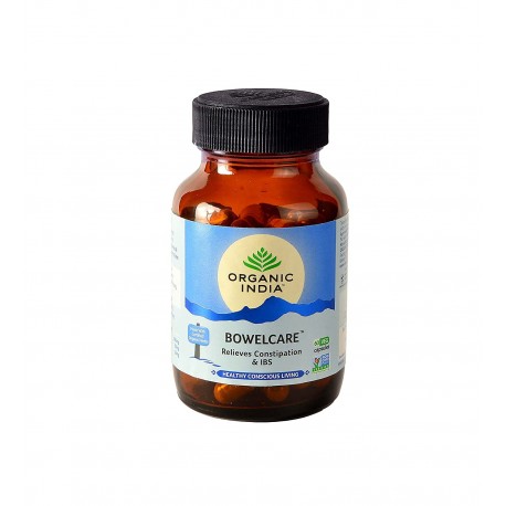 Organic India Bowelcare 60 Capsules Bottle Pack Of 1